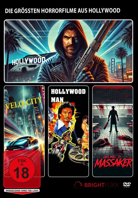 Produktbild: Die gr&ouml;&szlig;ten Horrorfilme aus Hollywood [3 DVDs]