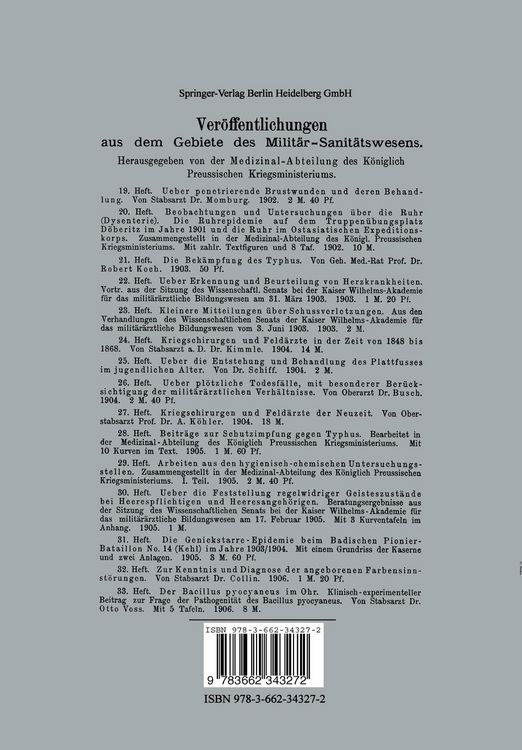 Produktbild: Die Lungentuberkulose in der Armee