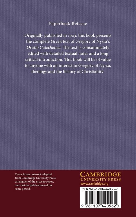 Produktbild: The Catechetical Oration of Gregory of Nyssa