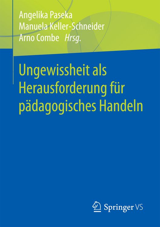 Produktbild: Ungewissheit als Herausforderung f&uuml;r p&auml;dagogisches Handeln