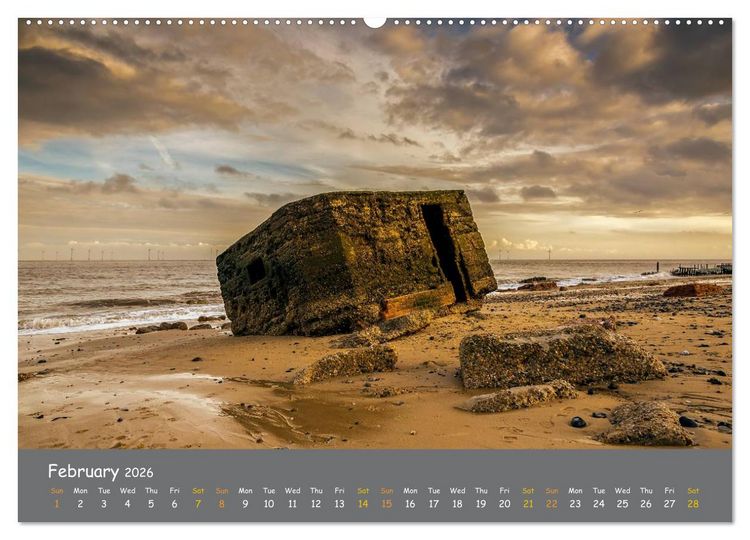 Produktbild: Sand n Sea in Norfolk (High Quality Premium Wall Calendar 2026 DIN A2 landscape),CALVENDO 12 Month Wall Calendar
