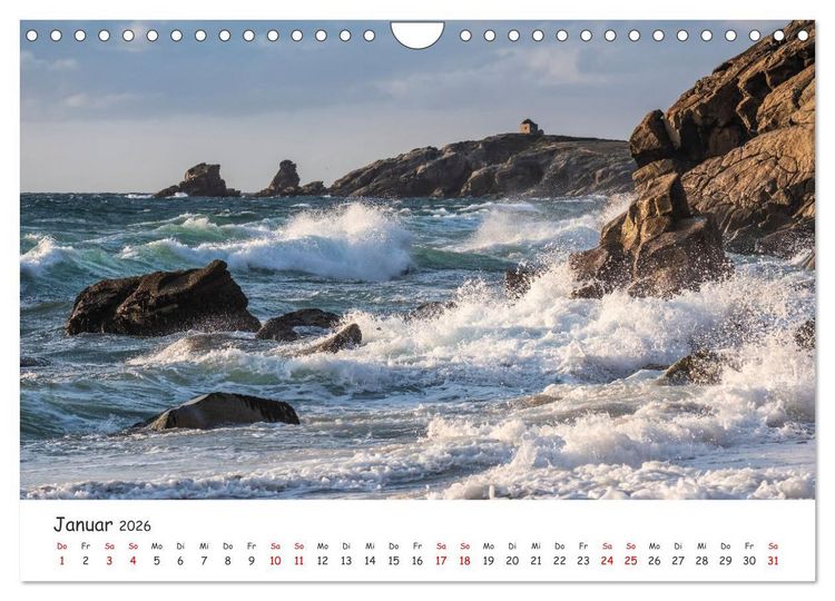 Produktbild: Unterwegs im Morbihan (Wandkalender 2026 DIN A4 quer), CALVENDO Monatskalender
