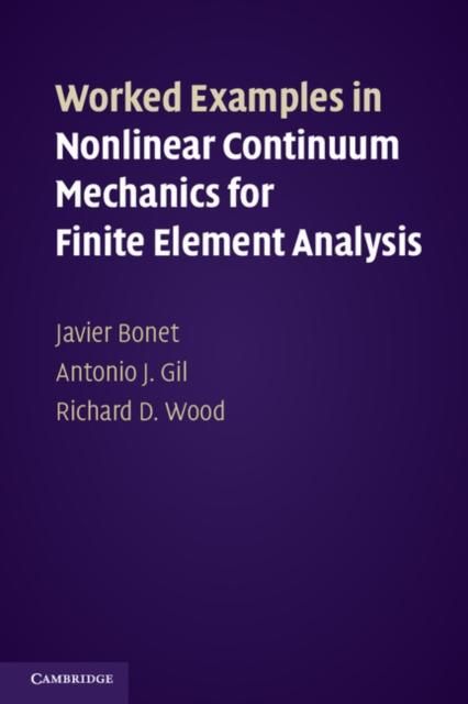 Produktbild: Worked Examples in Nonlinear Continuum Mechanics for Finite Element Analysis