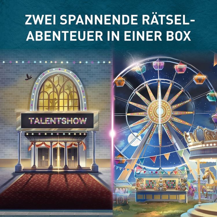 Produktbild: EXIT&reg; - Das Spiel - Family 2 - Backstage Boys/Jahrmarkt im Dunkeln