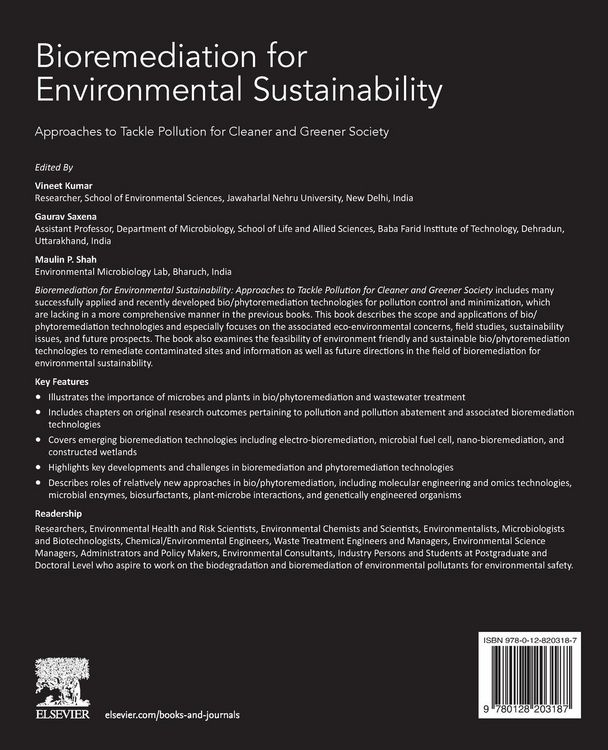 Produktbild: Bioremediation for Environmental Sustainability