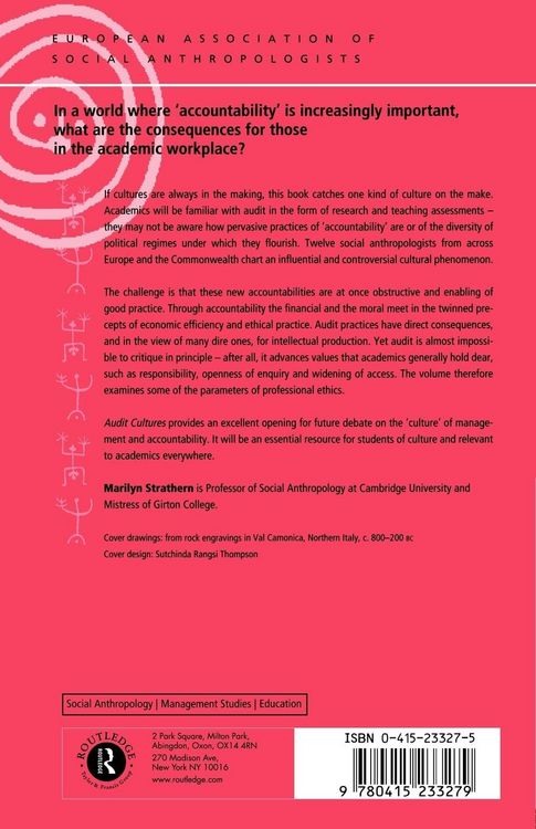 Produktbild: Audit Cultures