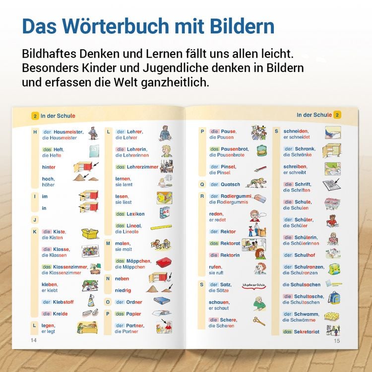 Produktbild: INDIGO - Das W&ouml;rterbuch mit Bildern