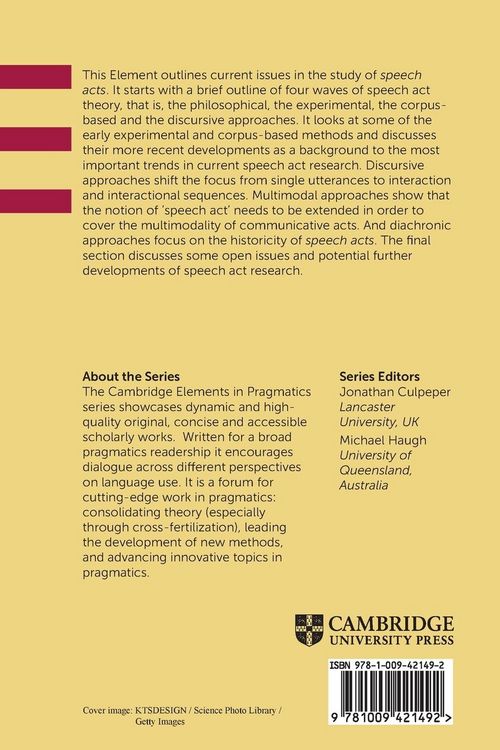 Produktbild: Speech Acts
