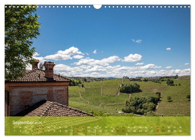 Produktbild: Barolo und Barbaresco (Wandkalender 2026 DIN A3 quer), CALVENDO Monatskalender