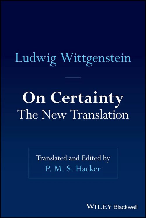 Produktbild: On Certainty: The New Translation