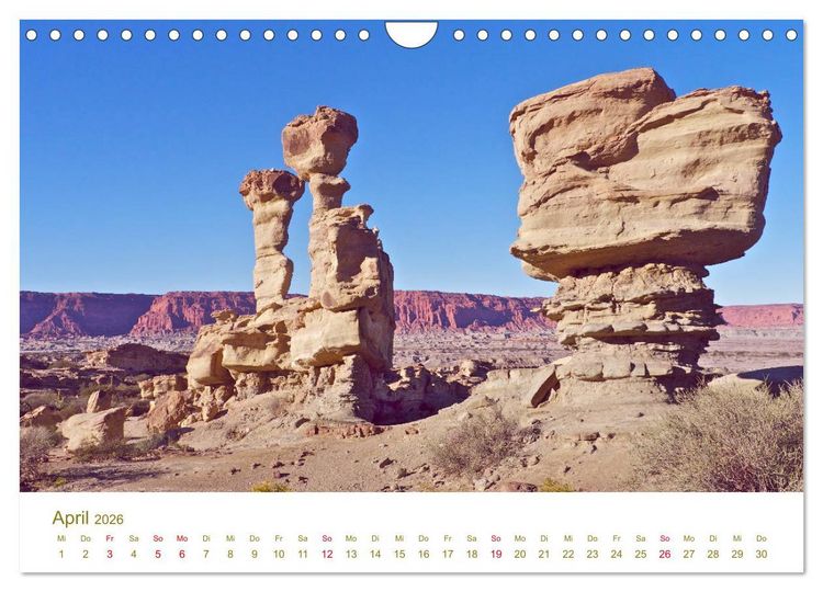 Produktbild: Weites Argentinien (Wandkalender 2026 DIN A4 quer), CALVENDO Monatskalender