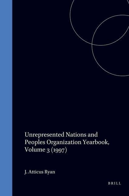 Produktbild: Unrepresented Nations and Peoples Organization:Vol. 3:Yearbook 1997