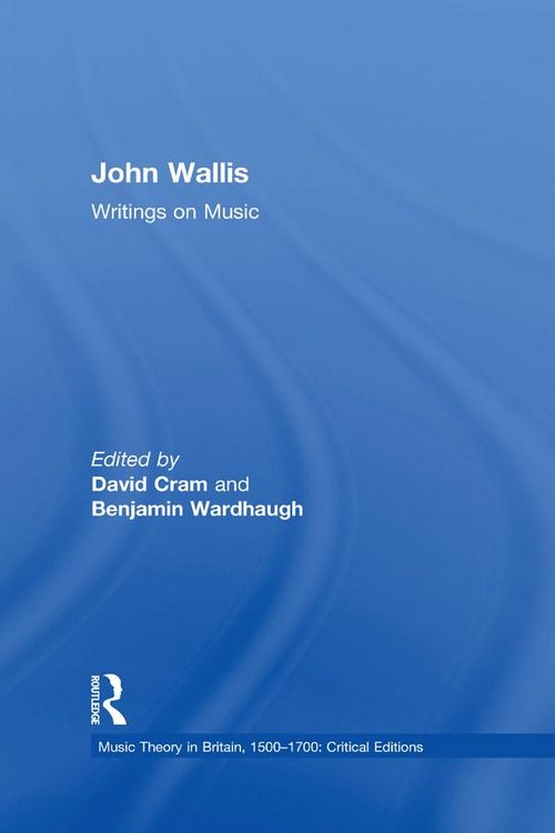 Produktbild: John Wallis: Writings on Music