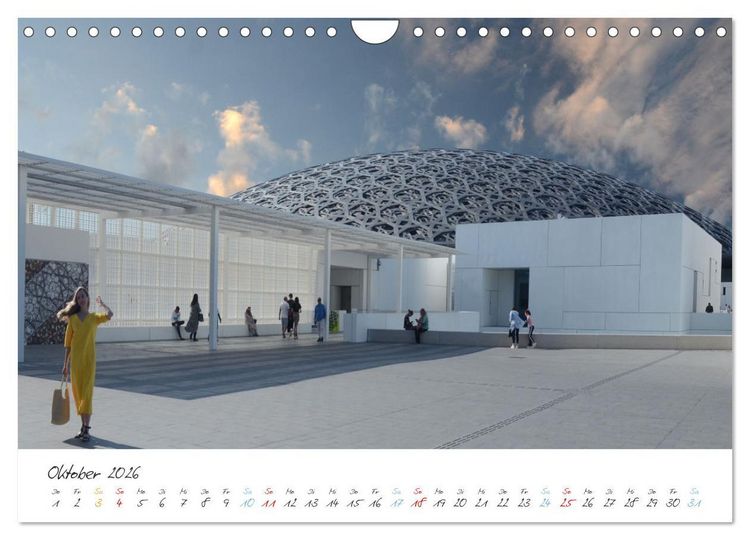 Produktbild: Abu Dhabi, eine Stadt der Zukunft. (Wandkalender 2026 DIN A4 quer), CALVENDO Monatskalender