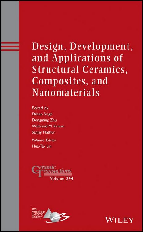 Produktbild: Design, Development, and Applications of Structural Ceramics, Composites, and Nanomaterials