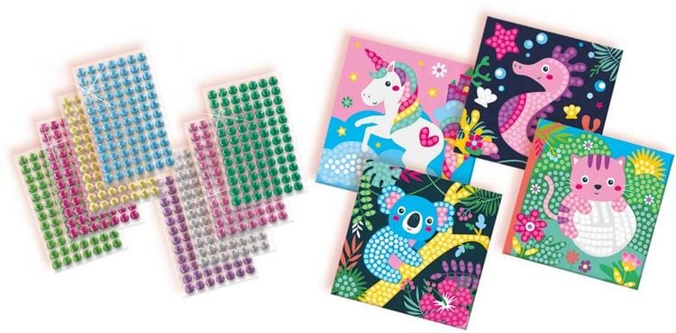Produktbild: SES Creative - Diamanten Mosaike - Fröhliche Tiere