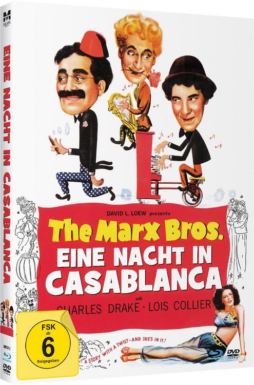 Produktbild: The Marx Bros. - Eine Nacht in Casablanca (Blu-ray+DVD)