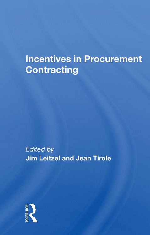 Produktbild: Leitzel, J: Incentives In Procurement Contracting