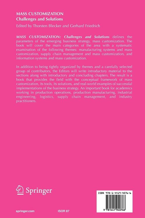 Produktbild: Mass Customization