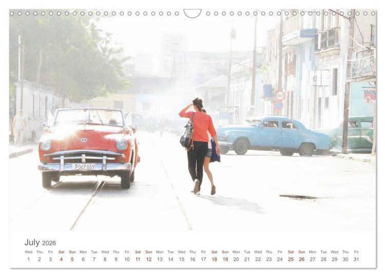 Produktbild: Cuban Cars (Wall Calendar 2026 DIN A3 landscape), CALVENDO 12 Month Wall Calendar