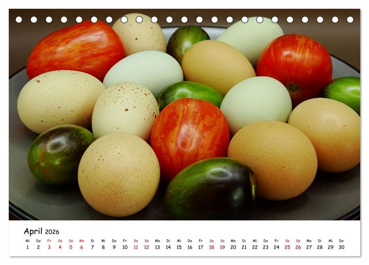 Produktbild: Tomaten Satt (Tischkalender 2026 DIN A5 quer), CALVENDO Monatskalender