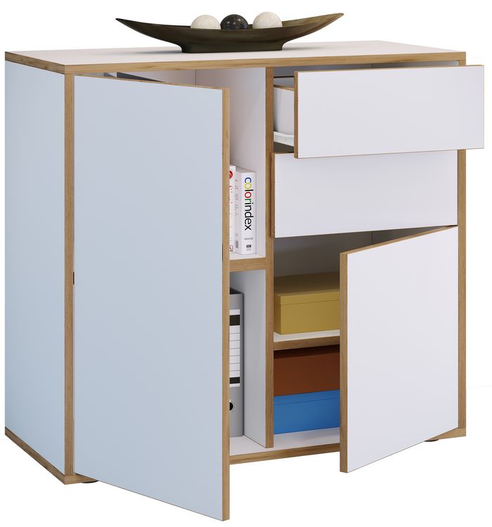 Produktbild: Holz Kommode Sideboard Salia Breite 80 Schublade