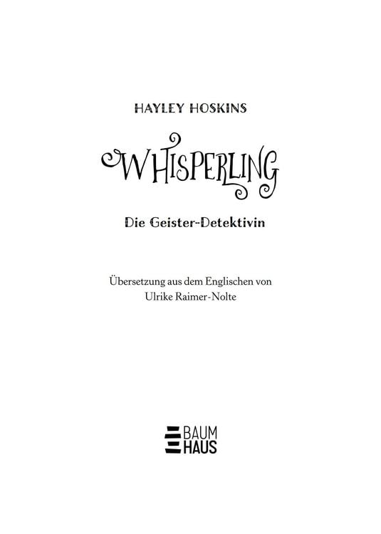 Produktbild: Whisperling - Die Geister-Detektivin