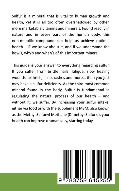 Produktbild: MSM - The Missing Link to Optimal Health