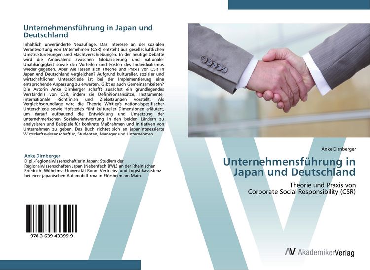 Produktbild: Unternehmensf&uuml;hrung in Japan und Deutschland