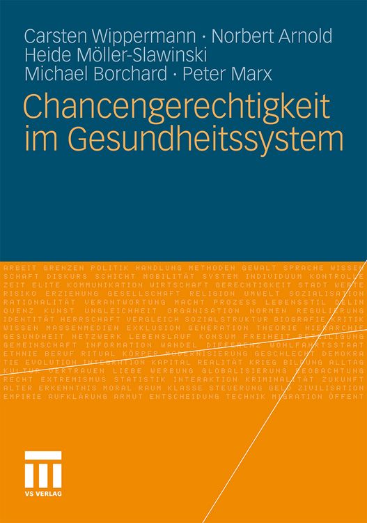 Produktbild: Chancengerechtigkeit im Gesundheitssystem