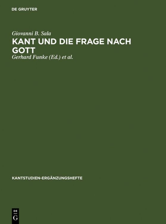 Produktbild: Kant und die Frage nach Gott