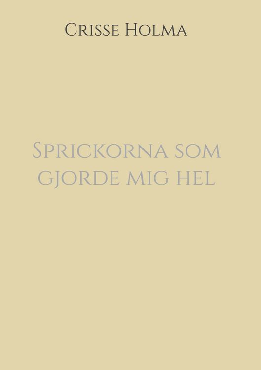 Produktbild: Sprickorna som gjorde mig hel