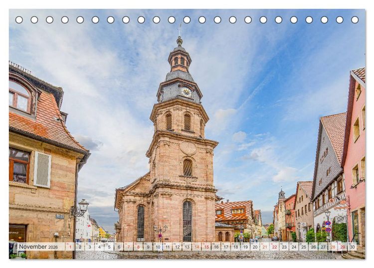 Produktbild: Kulmbach Impressionen (Tischkalender 2026 DIN A5 quer), CALVENDO Monatskalender