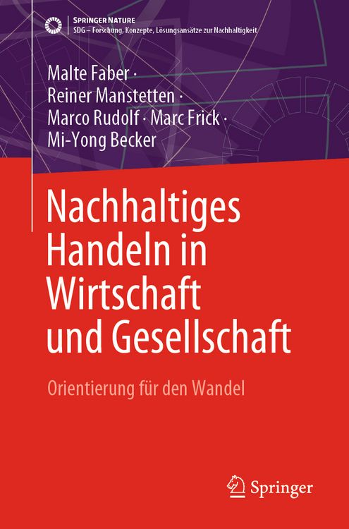 Produktbild: Nachhaltiges Handeln in Wirtschaft und Gesellschaft