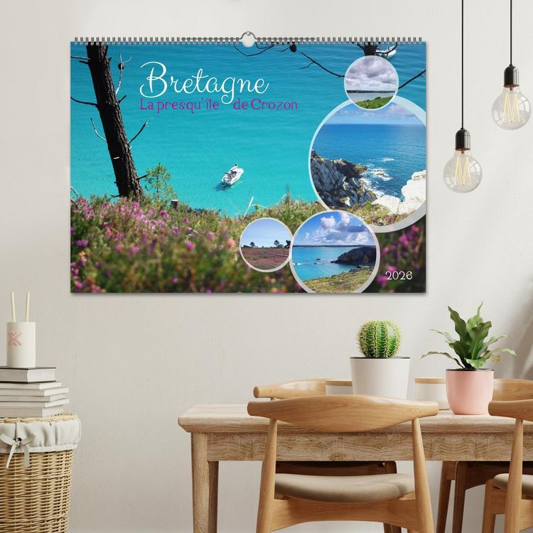 Produktbild: Bretagne La presqu'&icirc;le de Crozon (Calendrier mural 2026 DIN A2 vertical), CALVENDO calendrier mensuel