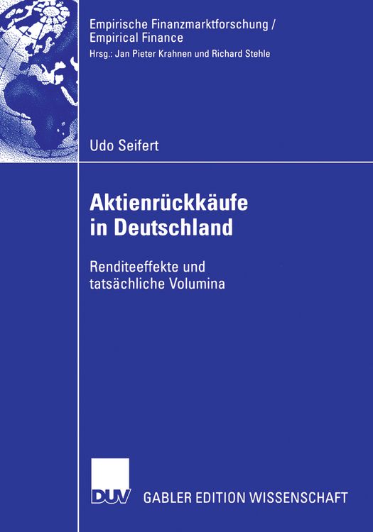Produktbild: Aktienrückkäufe in Deutschland