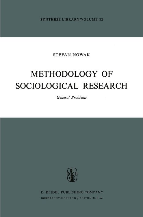 Produktbild: Methodology of Sociological Research