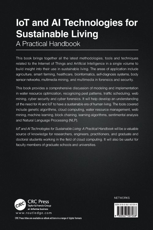 Produktbild: IoT and AI Technologies for Sustainable Living
