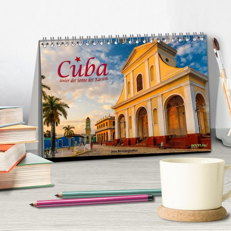 Produktbild: Cuba - Unter der Sonne der Karibik (Tischkalender 2026 DIN A5 quer), CALVENDO Monatskalender