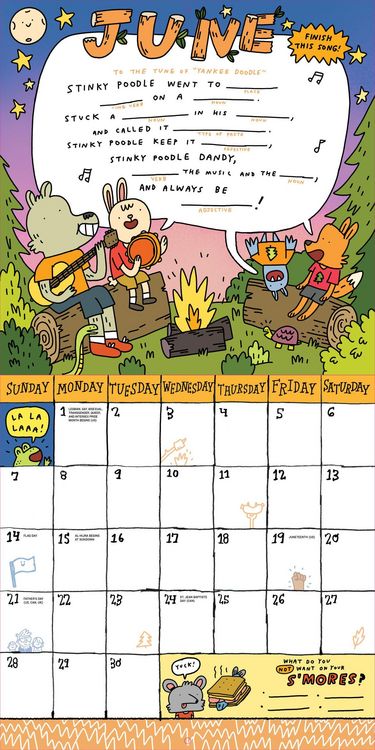 Produktbild: Kid's Awesome Activity Wall Calendar 2026