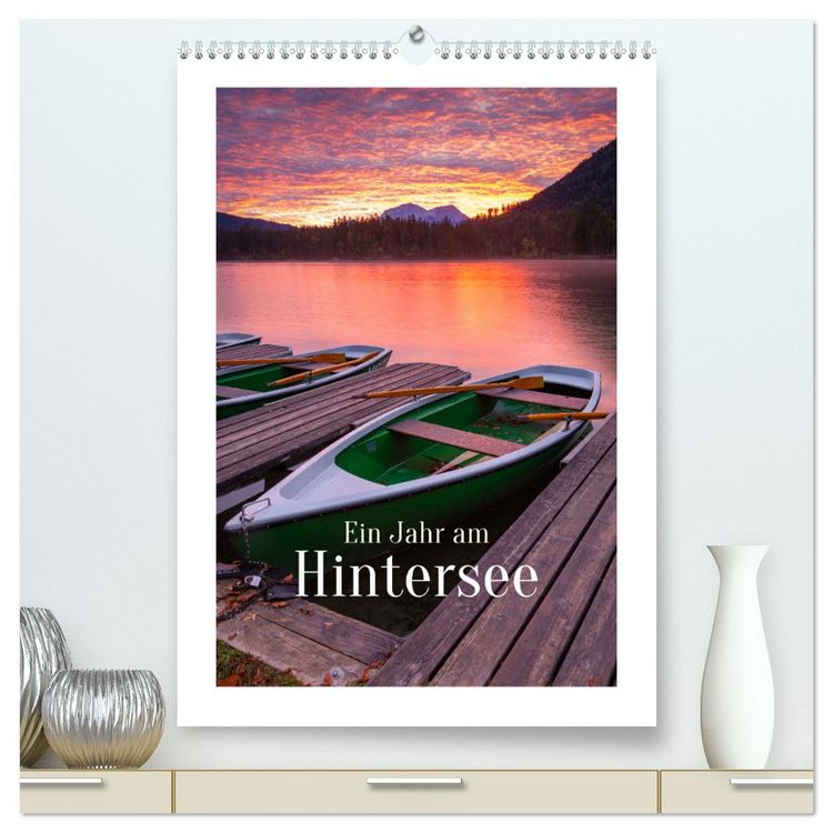 Produktbild: Ein Jahr am Hintersee (hochwertiger Premium Wandkalender 2026 DIN A2 hoch), Kunstdruck in Hochglanz