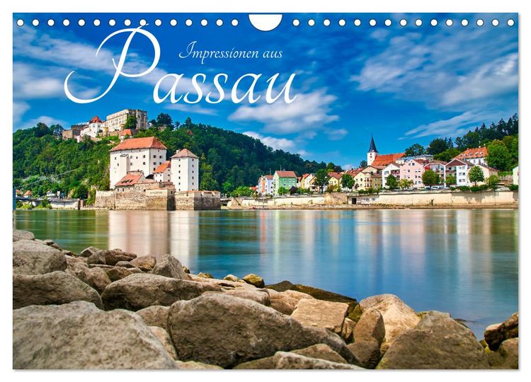 Produktbild: Impressionen aus Passau (Wandkalender 2026 DIN A4 quer), CALVENDO Monatskalender