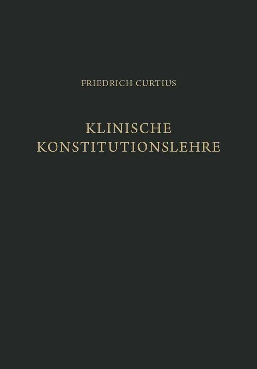 Produktbild: Klinische Konstitutionslehre