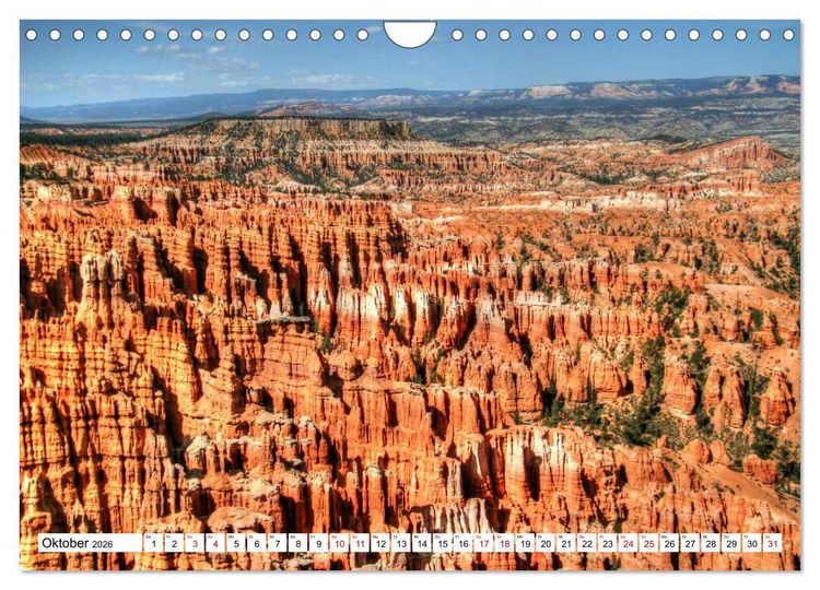 Produktbild: Glanzlichter der USA (Wandkalender 2026 DIN A4 quer), CALVENDO Monatskalender