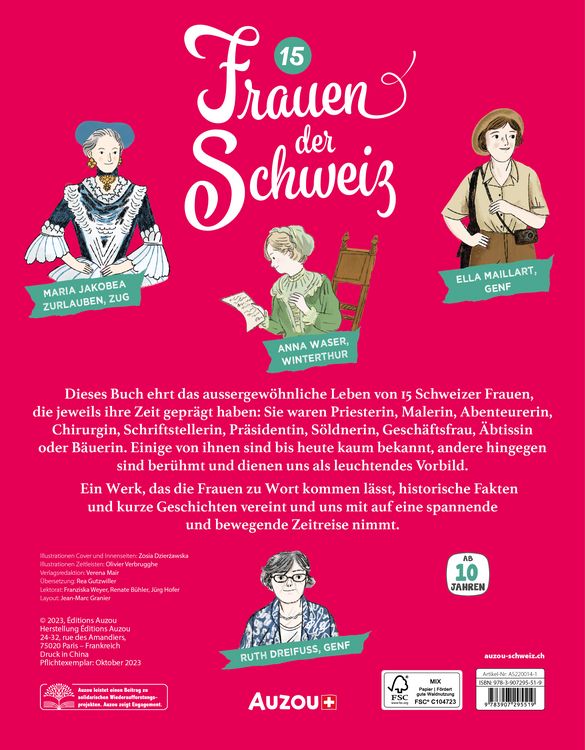 Produktbild: 15 Frauen der Schweiz
