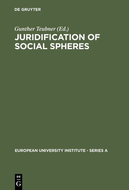 Produktbild: Juridification of Social Spheres