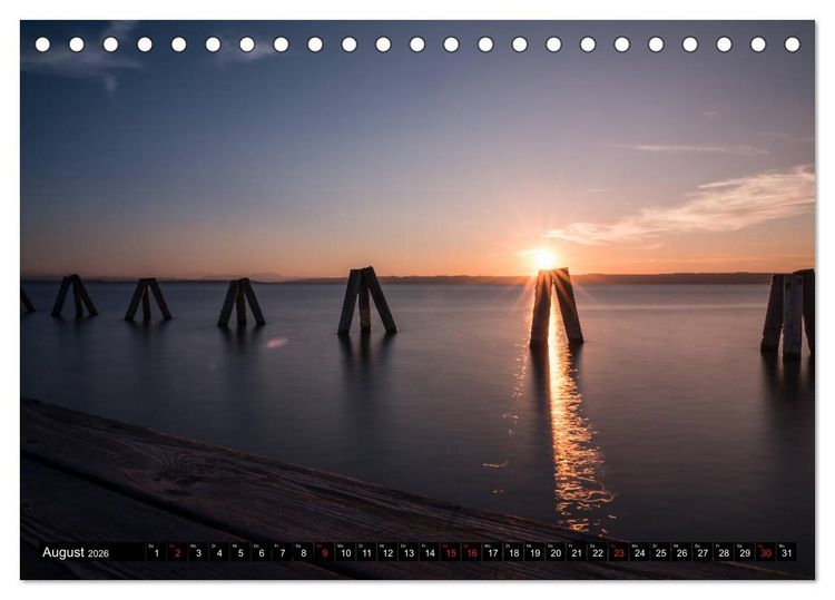 Produktbild: Der idyllische Neusiedlersee (Tischkalender 2026 DIN A5 quer), CALVENDO Monatskalender