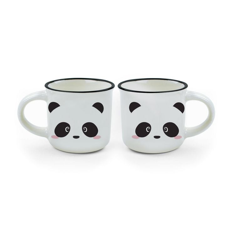 Legami 2er Set Kaffeetassen - Panda