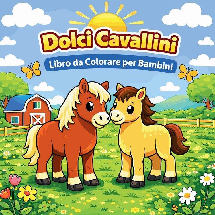 Produktbild: Dolci Cavallini Libro da Colorare per Bambini