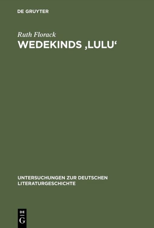 Produktbild: Wedekinds 'Lulu'